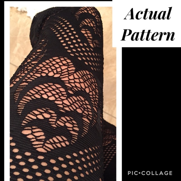 1 Left! Black Crochet See Through Cover-Up Pants - Picture 2 of 2